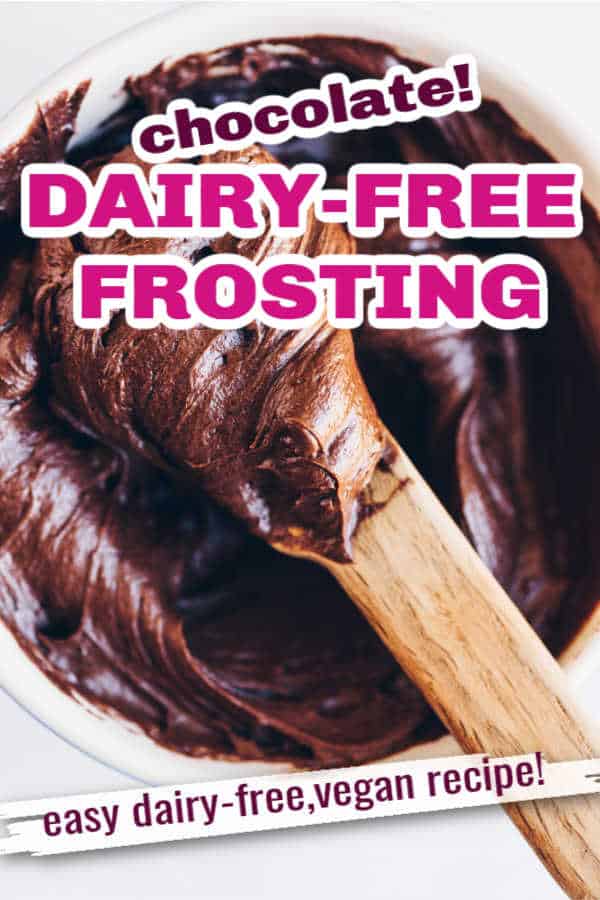 Easy DairyFree Chocolate Buttercream Frosting Steeped Street